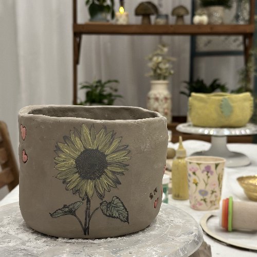 ورشة صناعة احواض الزرع بالتعاون مع البحيرة 🪴🦢