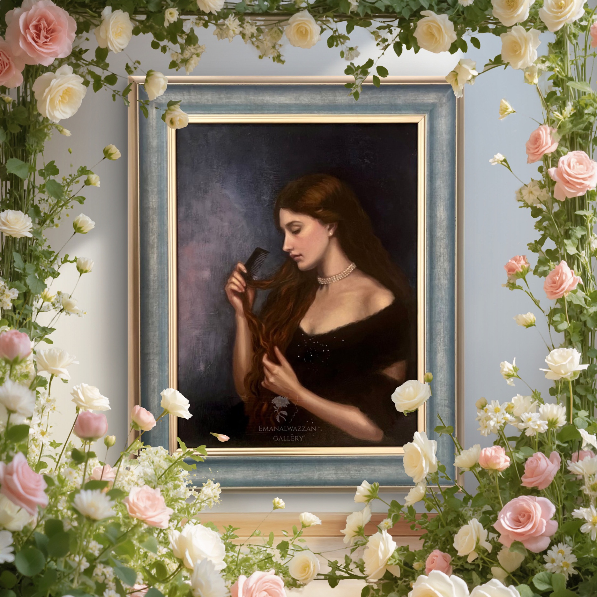 ‏(A Soft tress ) لوحة ( خصلة ناعمة )