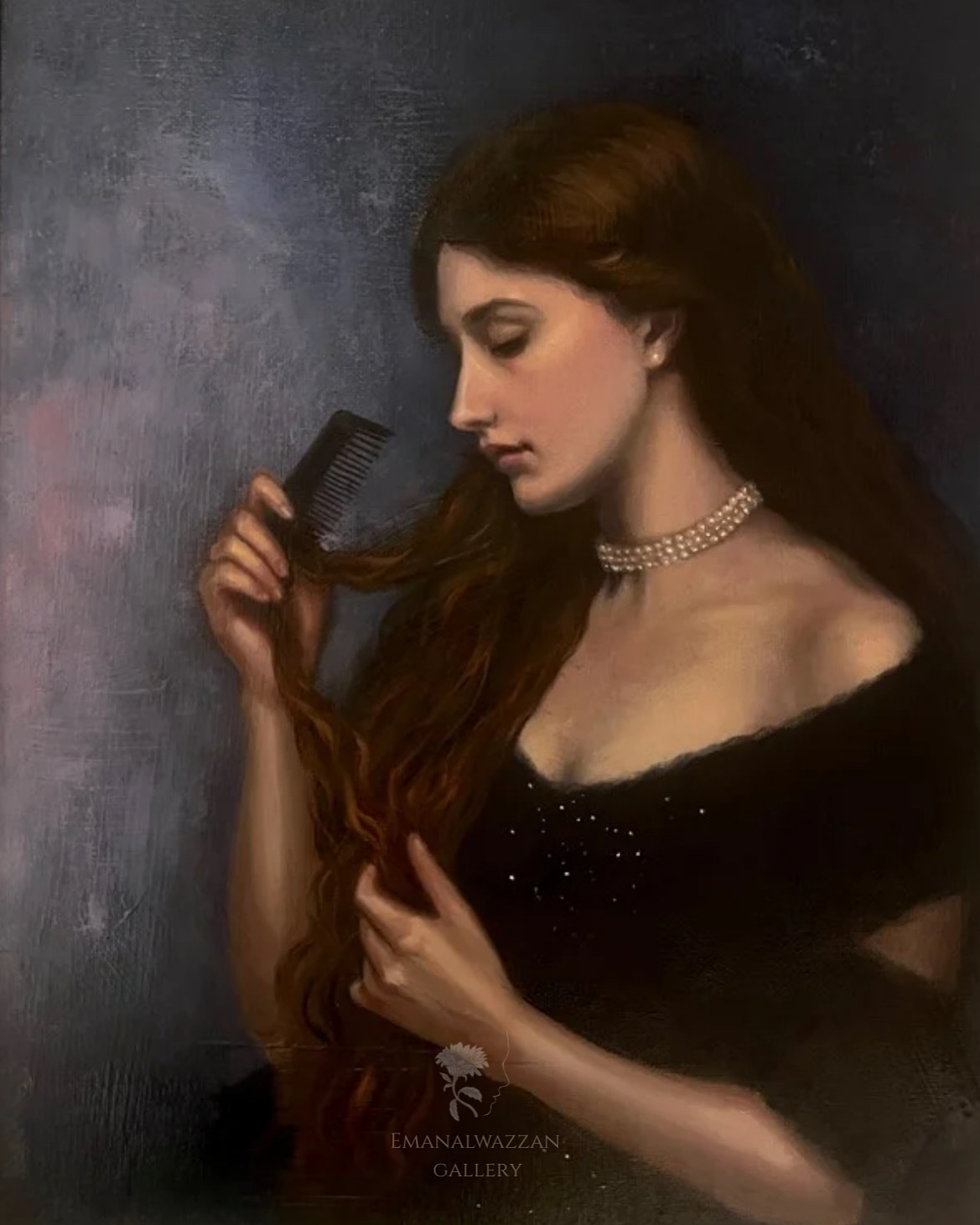 ‏(A Soft tress ) لوحة ( خصلة ناعمة )