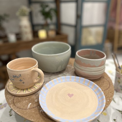 حصص خاصه على عجلة الفخار للمبتدئين