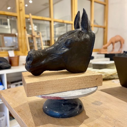 منحوتة خيل عربي Bronze 