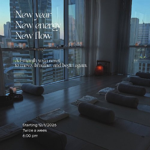 ✨New year. New energy. New flow. ✨ Growth & Confidence