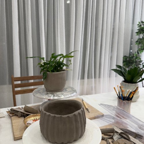 ورشة صناعة احواض الزرع بالتعاون مع البحيرة 🪴🦢