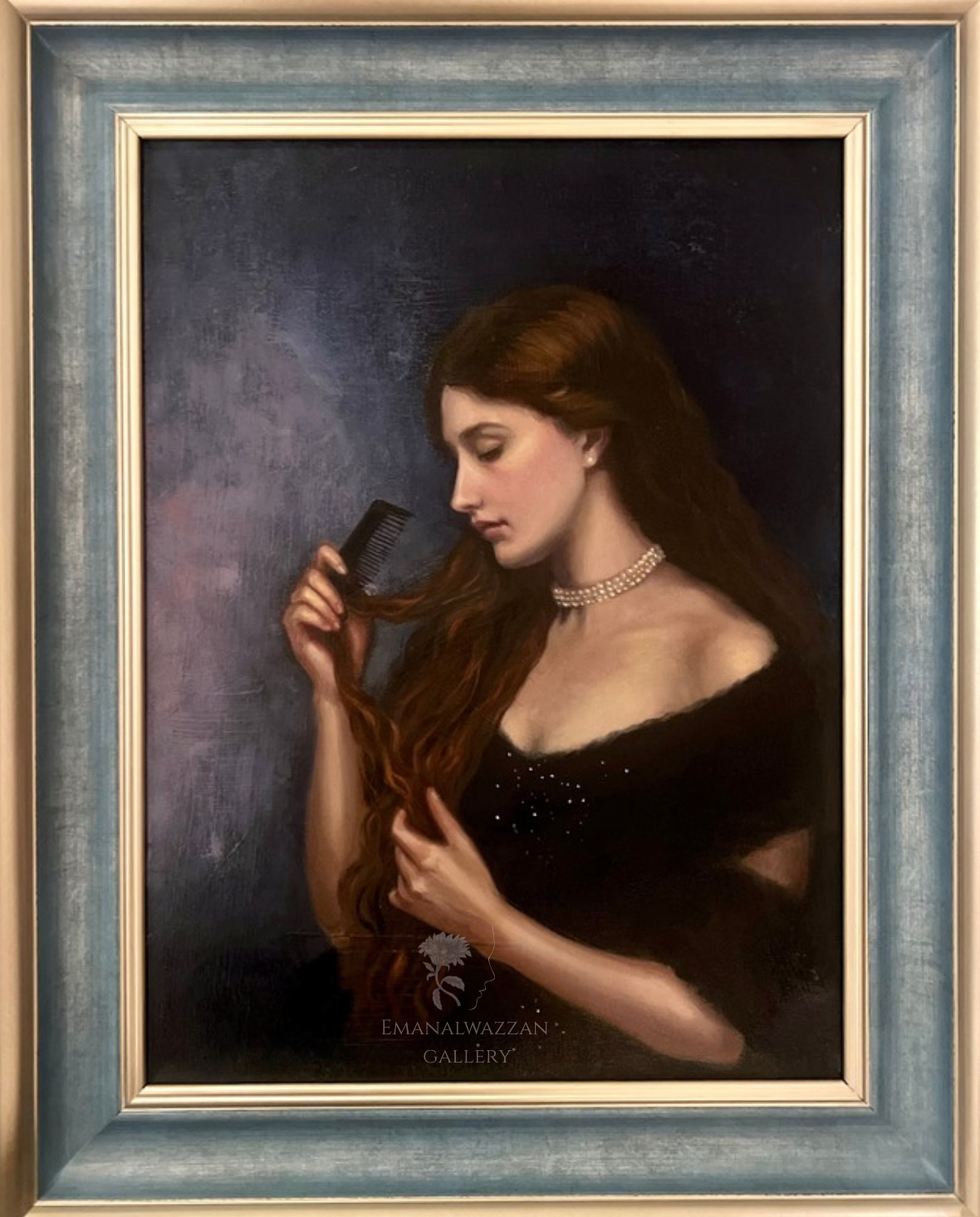 ‏(A Soft tress ) لوحة ( خصلة ناعمة )