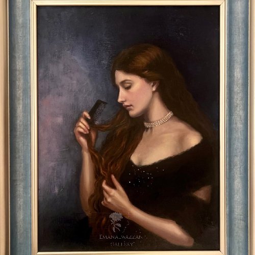 ‏(A Soft tress ) لوحة ( خصلة ناعمة )